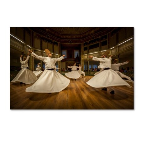 Trademark Fine Art Walde Jansky 'Mystics Dancers' Canvas Art, 12x19 1X03052-C1219GG